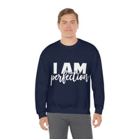 Thumbnail for Affirmation Feminist Pro Choice Sweatshirt Unisex  Size –I Am Perfection Printify