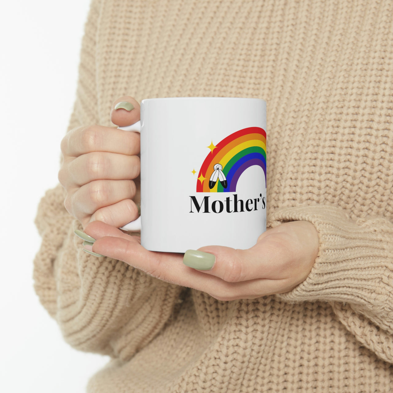 Two Spirit Flag Ceramic Mug  - Mother's Day Printify