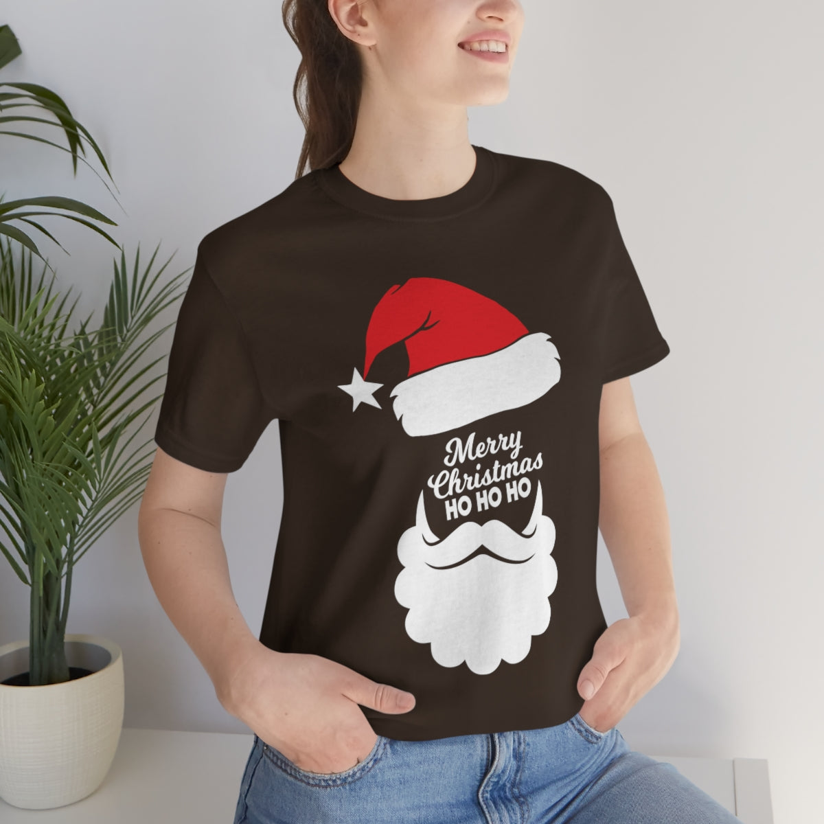 Classic Unisex Christmas T-shirt - Merry Christmas Ho Ho Printify