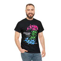 Thumbnail for SHAVA CO Polysexual Flag 2023 Pride, Chicago Unisex Heavy Cotton Tee - My Rainbow Is In My DNA Printify