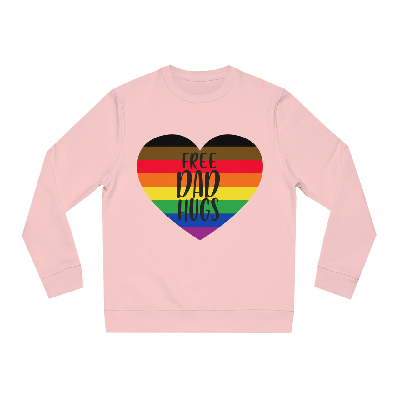 Philadelphia Pride Flag Sweatshirt Unisex Size - Free Dad Hugs Printify