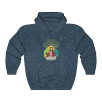 Thumbnail for KCC  Hoodie  Unisex Heavy Blend™  Hooded Sweatshirt/  White Jesus Printify