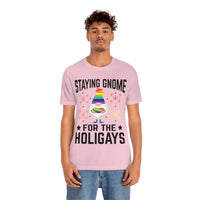 Thumbnail for Classic Unisex Christmas LGBTQ T-Shirt - Staying Gnome For The Holigay Printify
