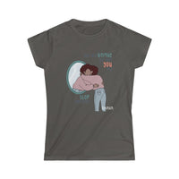Thumbnail for Affirmation Feminist Pro Choice T-Shirt Women’s Size - You Are Unique (Brown Girl) Printify