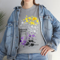 Thumbnail for SHAVA CO Non Binary Flag 2023 Pride, Denver Unisex Heavy Cotton Tee - My Rainbow Is In My DNA Printify