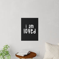 Thumbnail for Affirmation Feminist Pro Choice Wall Decals - I Am Loved (white) Printify