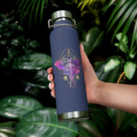 Thumbnail for Yoga Spiritual Meditation Copper Vacuum Insulated Bottle 22oz  –  Source Energy 000 Angel Number Printify
