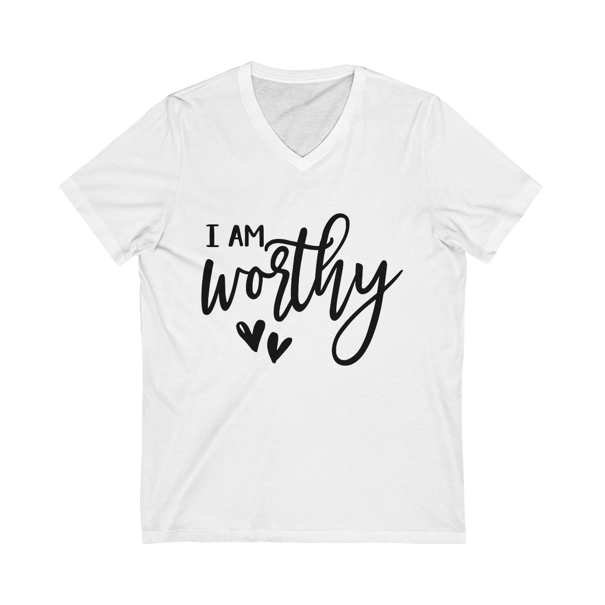 Affirmation Feminist Pro Choice T-Shirt Unisex Size - I am Worthy Printify