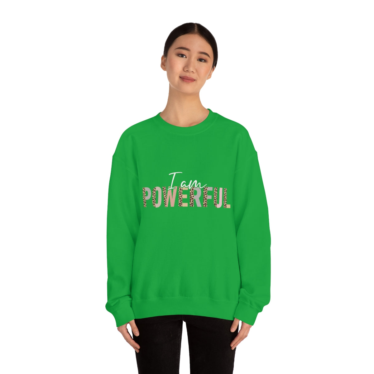 Affirmation Feminist Pro Choice Sweatshirt Unisex  Size – I Am Powerful Printify
