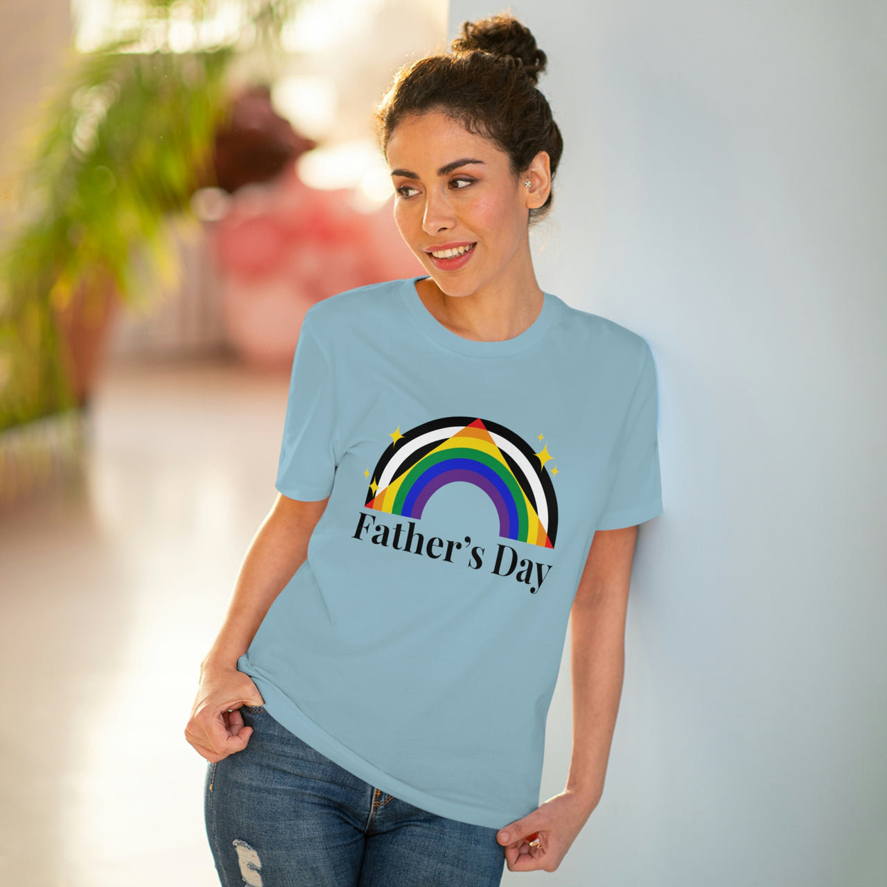Straight Ally  Pride Flag T-shirt Unisex Size - Father's Day Printify