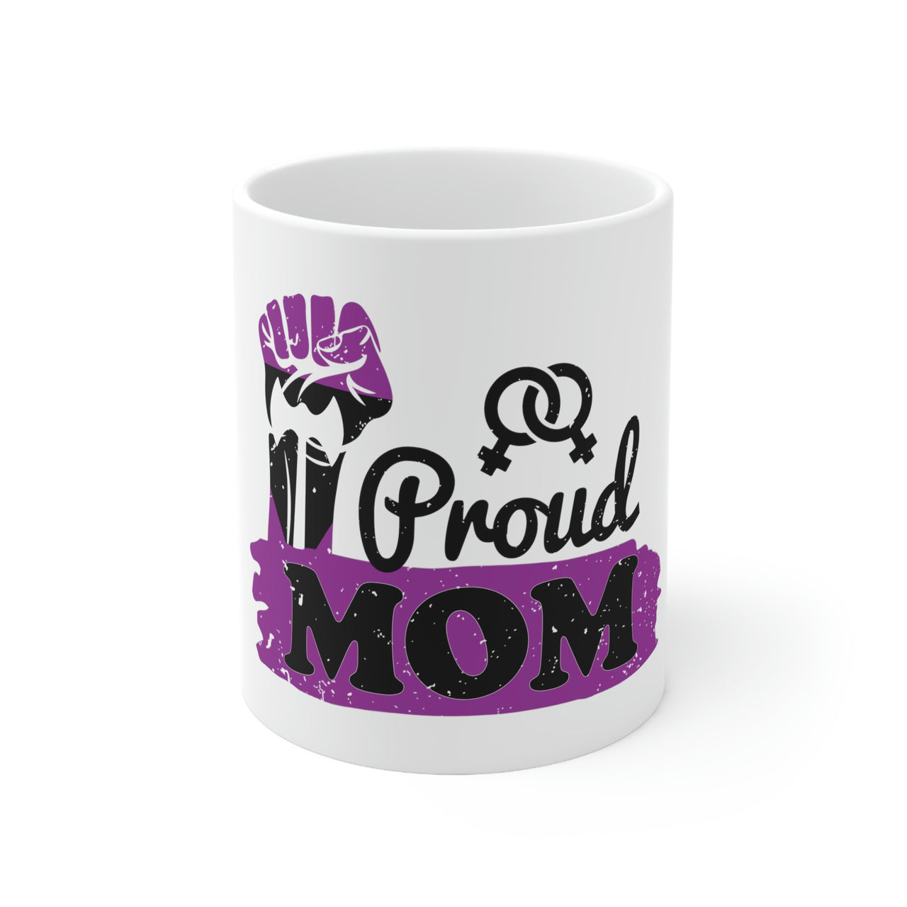 Labrys Lesbian Flag Ceramic Mug  - Proud Mom Printify