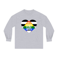 Thumbnail for Straight Ally Pride Flag Unisex Classic Long Sleeve Shirt - Free Dad Hugs Printify