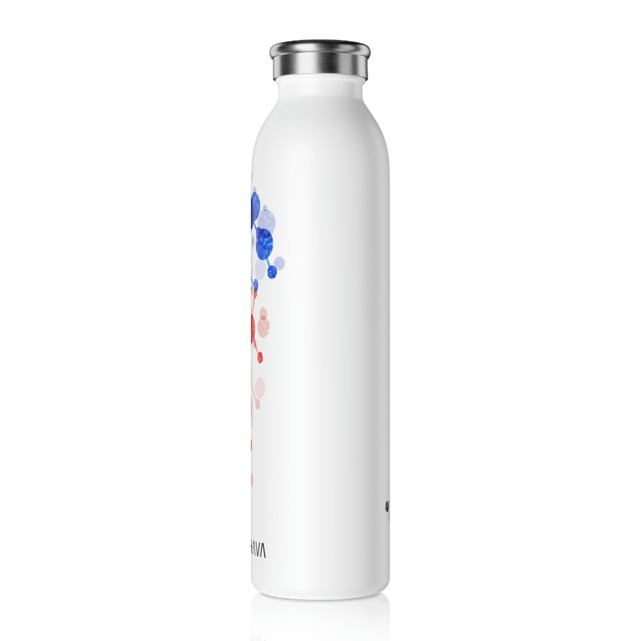 Polyamory Flag Slim Water Bottle San Francisco Pride - My Rainbow is In My DNA SHAVA CO