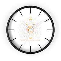 Thumbnail for Yoga Spiritual Meditation Wall clock - Awakening 888 Angel Number Printify