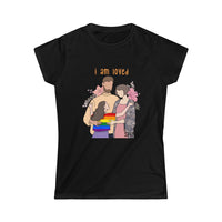 Thumbnail for Affirmation Feminist Pro Choice T-Shirt Women’s Size - I Am Loved (Child) Printify