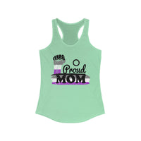 Thumbnail for Asexual Pride Flag Mother's Day Ideal Racerback Tank - Proud Mom SHAVA CO