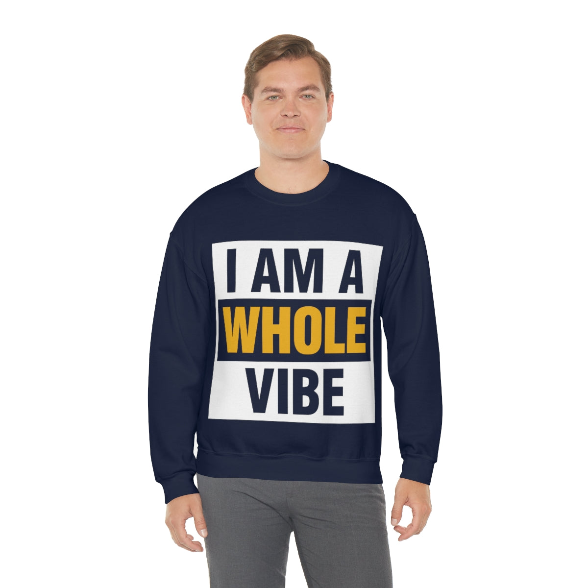 Affirmation Feminist Pro Choice Sweatshirt Unisex  Size –I am a Whole Vibe Printify