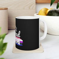 Thumbnail for Genderfluid Flag Ceramic Mug  - Proud Mom Printify