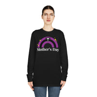 Thumbnail for Labrys Lesbian Flag Long Sleeve Crewneck Tee - Mothers Day Printify