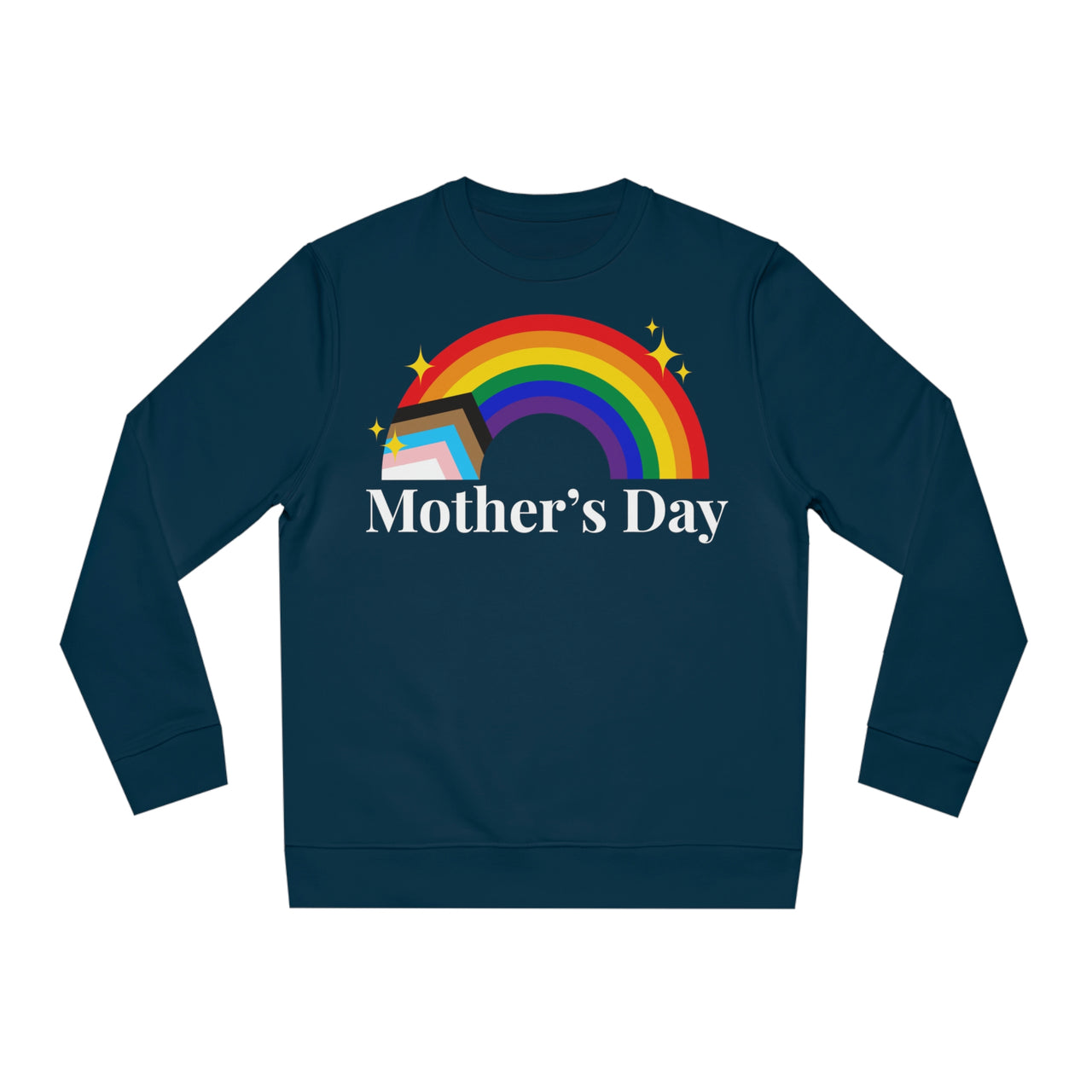 Progress Pride Flag Sweatshirt Unisex Size - Mother's Day Printify