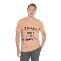 Thumbnail for Genderfluid Flag LGBTQ Affirmation T-shirt  Unisex Size - I Can't Even Think Straight Printify