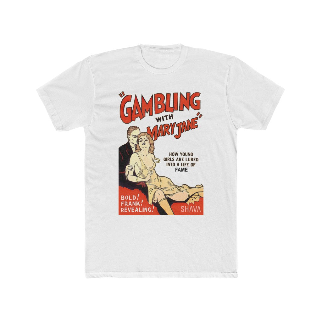 VCC Men's T-shirts Cotton Crew Tee / gambling with mary jane Printify