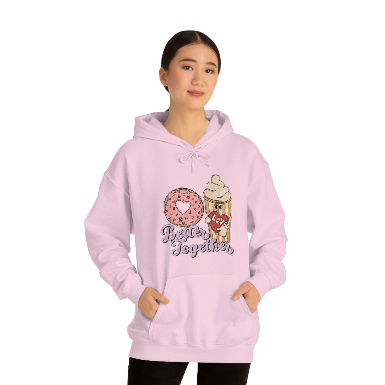 Straight  Flag LGBTQ Affirmation Hoodie Unisex Size - Better Together Printify