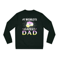 Thumbnail for Twink Pride Flag Sweatshirt Unisex Size - #1 World's Gayest Dad Printify