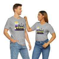Thumbnail for Nonbinary Pride Flag Mother's Day Unisex Short Sleeve Tee - Proud Mom SHAVA CO
