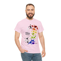 Thumbnail for SHAVA CO Straight Ally Flag 2023 Pride, Ohio Unisex Heavy Cotton Tee - My Rainbow Is In My DNA Printify