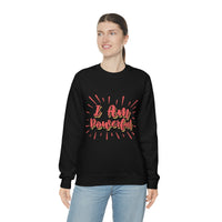 Thumbnail for Affirmation Feminist Pro Choice Sweatshirt Unisex  Size –I Am Powerful Printify