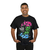 Thumbnail for SHAVA CO Polysexual Flag 2023 Pride, San Diego Unisex Heavy Cotton Tee - My Rainbow Is In My DNA Printify