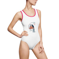 Thumbnail for IAC  Women's Swimwear  Classic One-Piece Swimsuit/ You are Unique (White Girl) Printify