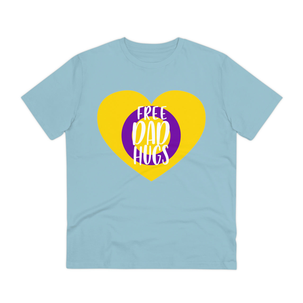 Intersexual Pride Flag T-shirt Unisex Size - Free Dad Hugs Printify