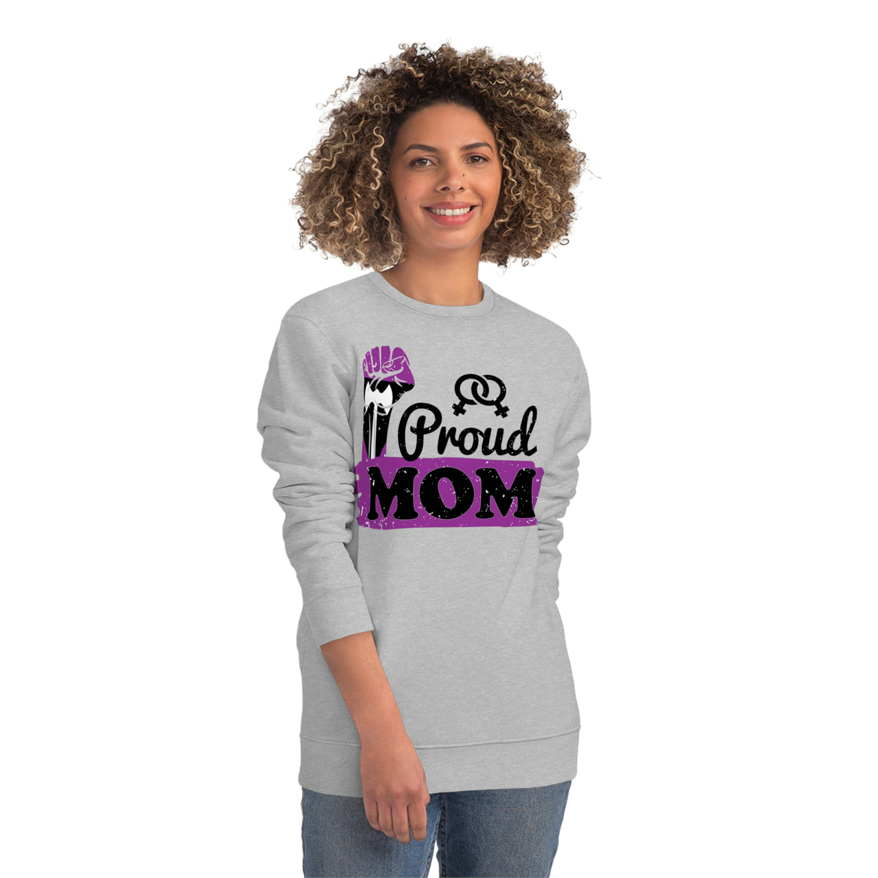 Labrys Lesbian Pride Flag Sweatshirt Unisex Size - Proud Mom Printify
