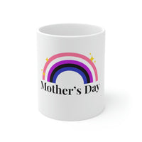 Thumbnail for Genderfluid Flag Ceramic Mug  - Mother's Day Printify