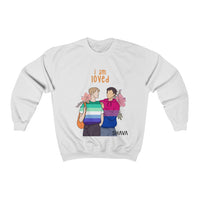 Thumbnail for Affirmation Feminist Pro Choice Sweatshirt Unisex Size – I Am Loved (Gay-Bisexual) Printify