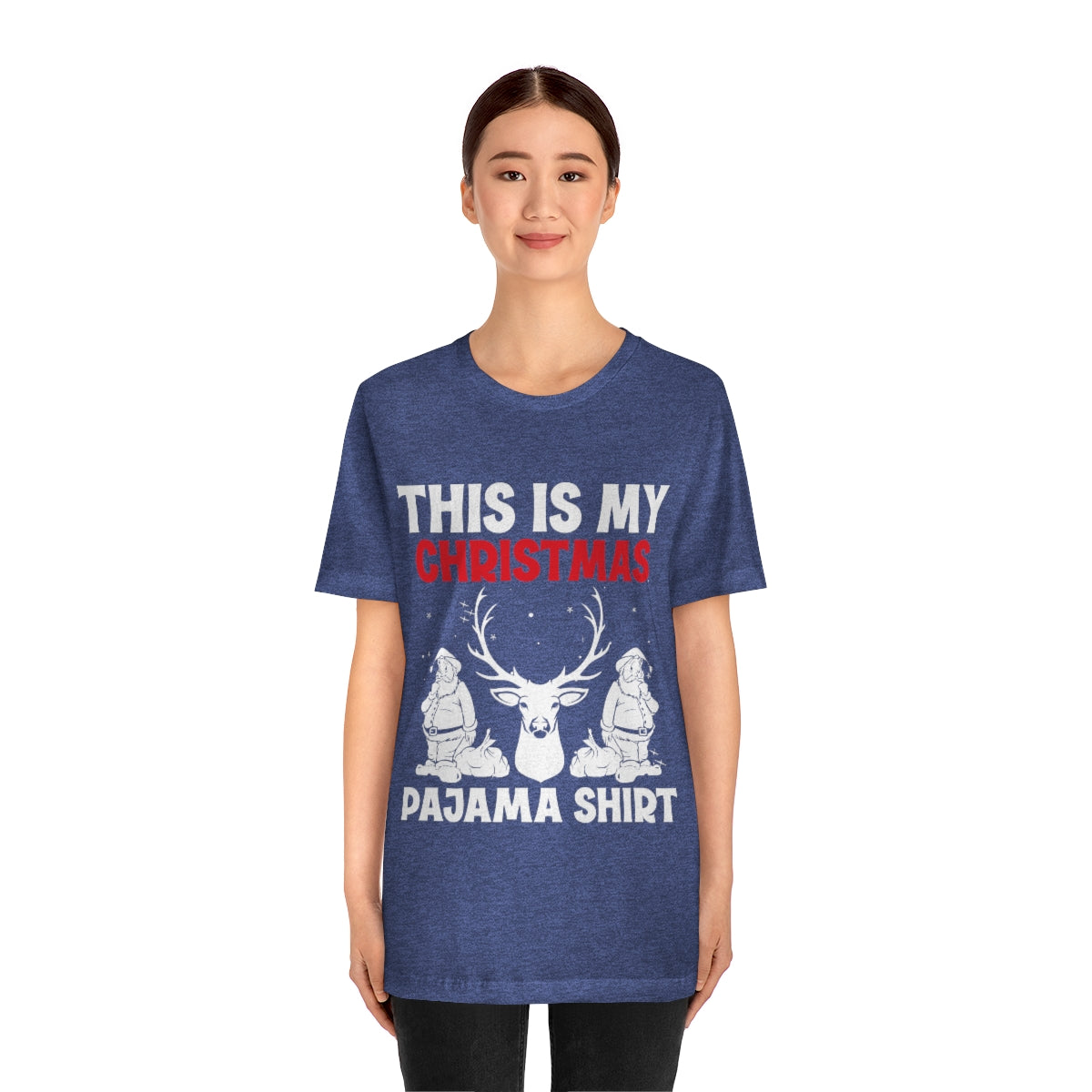 Classic Unisex Christmas T-shirt - This Is My Christmas Pajama Shirt Printify