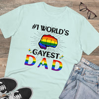 Thumbnail for Rainbow Pride Flag T-shirt Unisex Size - #1 Word's Sexiest Dad Printify