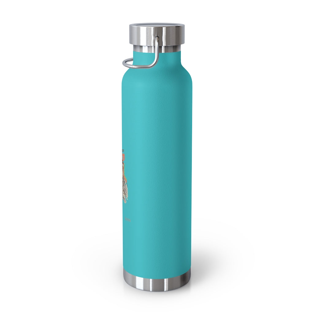 VCC Home & Livings-Bottles & Tumblers  /Copper Vacuum Insulated Bottle, 22oz/  Dr Says Smoke Weed Printify
