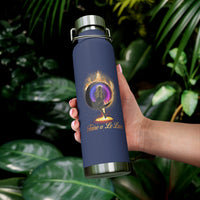 Thumbnail for Yoga Spiritual Meditation Copper Vacuum Insulated Bottle 22oz  – Luck 777 Angel Number Printify