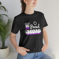 Thumbnail for Asexual Pride Flag Mother's Day Unisex Short Sleeve Tee - Proud Mom SHAVA CO
