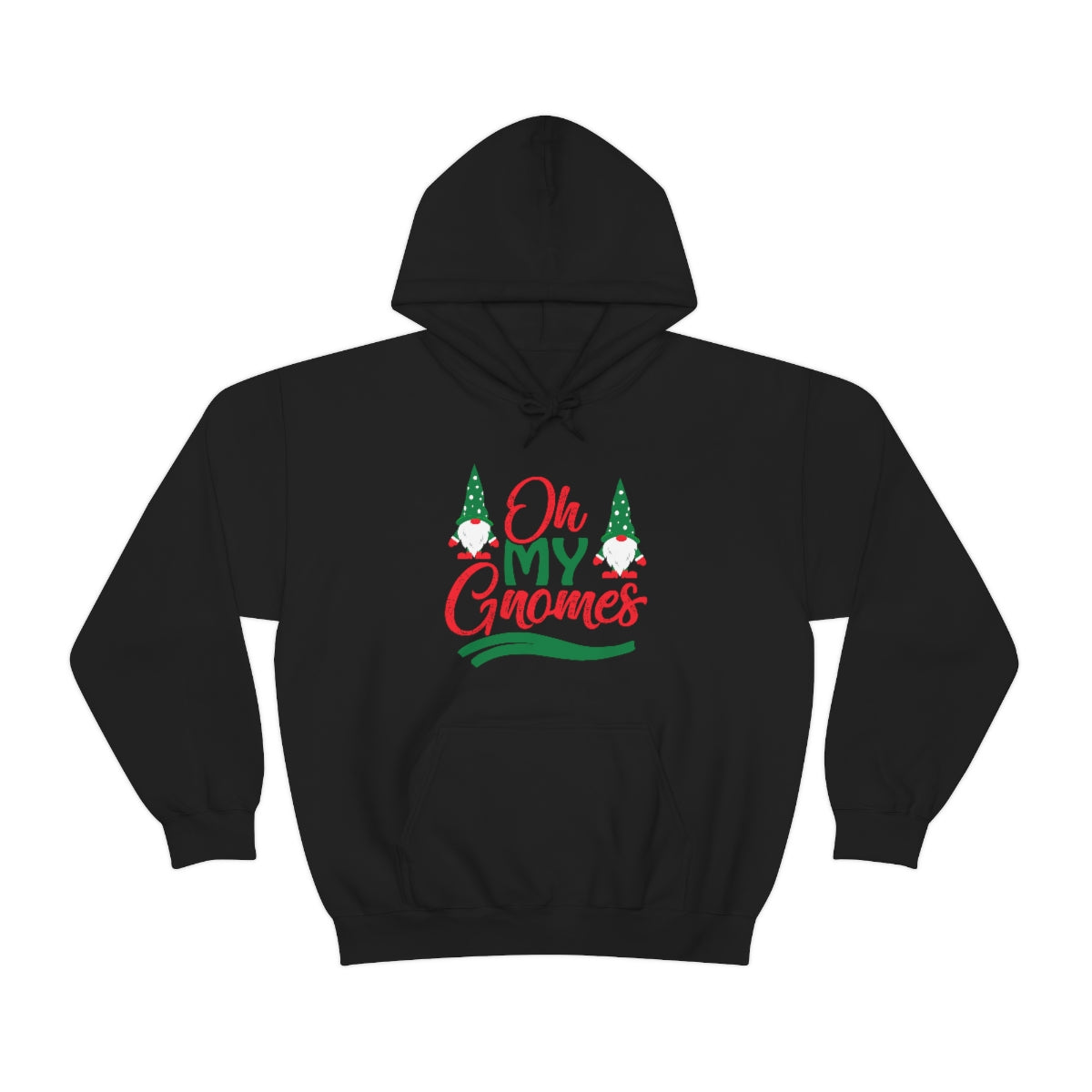 Merry Christmas Hoodie Unisex Custom Hoodie , Hooded Sweatshirt , Oh My Gnomes Printify