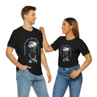 Thumbnail for Genderqueer Flag LGBTQ Affirmation T-shirt  Unisex Size - Head Full Of Roses Printify
