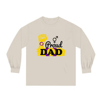 Thumbnail for Intersexual Pride Flag Unisex Classic Long Sleeve Shirt - Proud Dad Printify