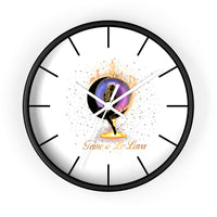 Thumbnail for Yoga Spiritual Meditation Wall clock - Luck 777 Angel Number Printify