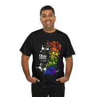 Thumbnail for SHAVA CO Straight Ally Flag 2023 Pride, Ohio Unisex Heavy Cotton Tee - My Rainbow Is In My DNA Printify