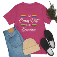 Thumbnail for Classic Unisex Christmas LGBTQ T-Shirt - I’M Coming Out For Queermas Printify