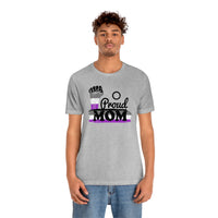 Thumbnail for Asexual Pride Flag Mother's Day Unisex Short Sleeve Tee - Proud Mom SHAVA CO