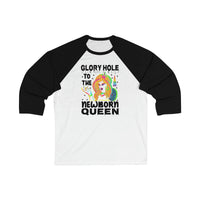 Thumbnail for Unisex Christmas LGBTQ Long Sleeves Tee - Glory Hole To The Newborn Queen Printify